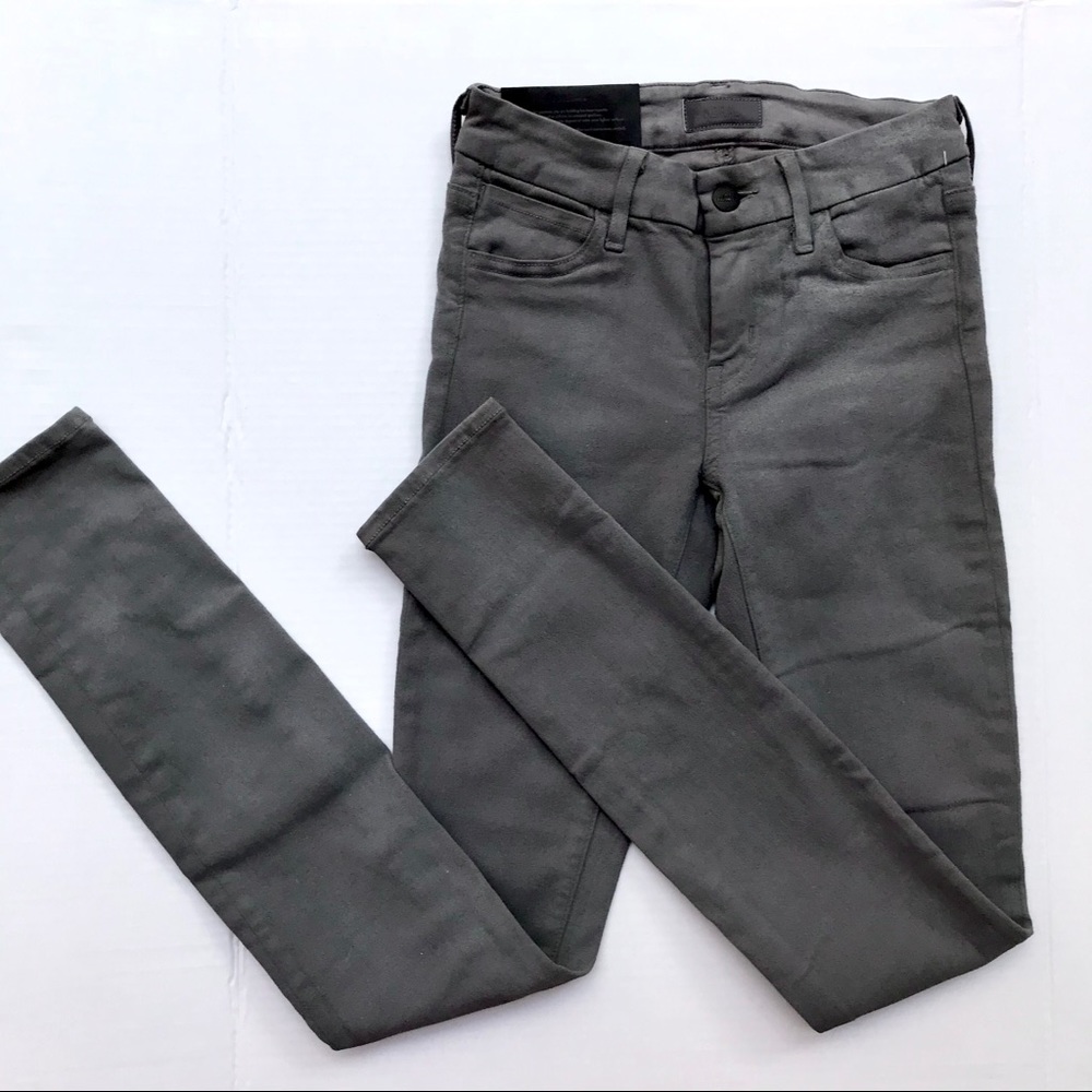 Koral Grey High-rise Skinny Jeans